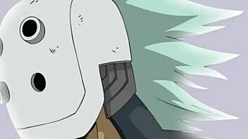 Two petite teens get ganged by bodybuilders and take on monster cocks in My Hero Academia hentai
