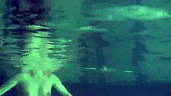 yo, check lozhkova rocking see-through shorts while swimming in the pool!