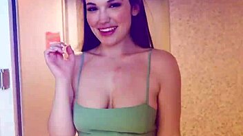 Slender blonde teen 18+ vibes herself in first steamy video