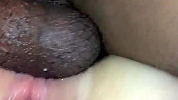 Slow motion capture of juicy wet squirting action