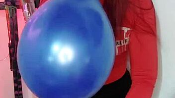 My combat trainer is so rough with me, using dildo on my tits. Close up action.