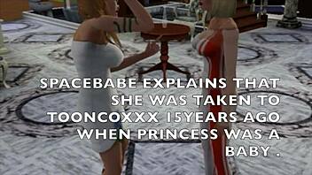 Sims 3D adventures of princess in episode 7 finale