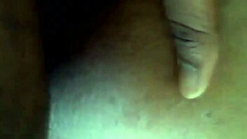 Pretty girl trims her hair in the movie