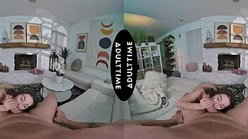 all-natural chanel camryn gets multiple quivering orgasms from kyle mason's huge dick in up close vr.