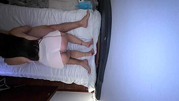 the masseuse with huge ass oiled me up and fucked me