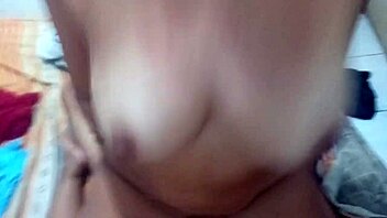 Unbelievable! Latina chick loves being choked while riding my cock with her huge natural tits bouncing!