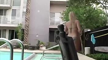 Janice Campbell visits neighbor for anal facial cum ass cock cumshot blowjob fucking pussy.