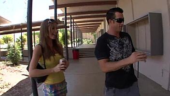 Petite 18+ Teen with Monster Cock and Dildo in Master Session.