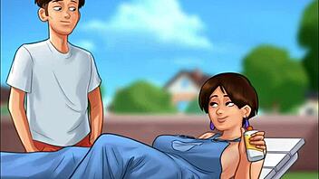 Summertime Saga's latest chapter 13: Enjoy the show of a busty MILF