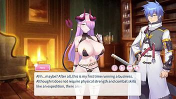 i'm lovin this hentai where doris rides big cock