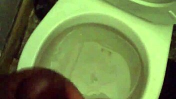 I cum and piss as a shemale with a monster cock