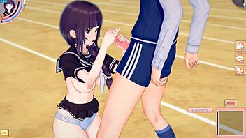3dcg Hairy Cock and Big Tits Hentai Game
