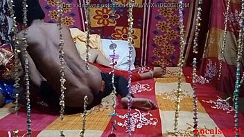 Newly married wife on first night