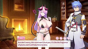 i'm lovin this hentai where doris rides big cock