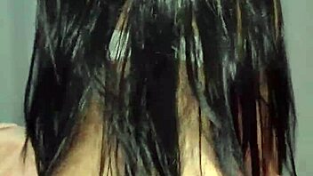 cowgirl with long hair and big ass rides a dick until creampie 😍