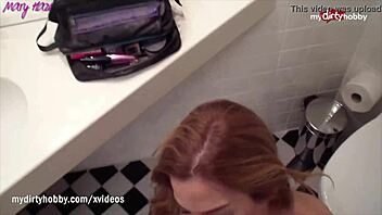 My Dirty Hobby - Quick Doggy And Creampie In Bathroom