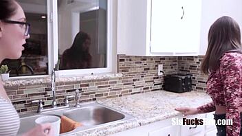 i'm step sis ella knox, sittin' on dick with huge tits after breakup