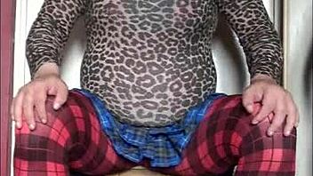 i deepthroat a dildo dick as a crossdresser, feeling shy yet excited