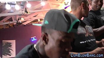 Gangbanged Slut Tongued