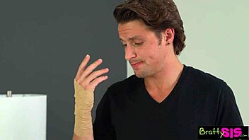 Step Sister's BFF Spills on Seeing and Touching His Huge Dick