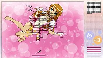 Kousaka Kirino Strip Arkanoid Gameplay With Clothes Ripped