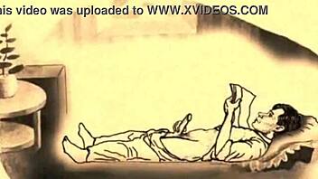 Vintage erotic animation