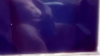 Chubby gay guy masturbates in panties.