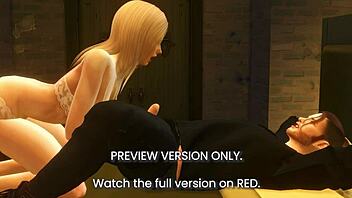 Aced the preview of this 3D hentai with rough old bride sex in wild cartoon action.