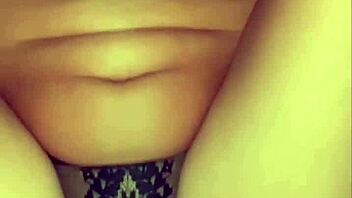 Want to see horny amateur in lingerie orgasm?