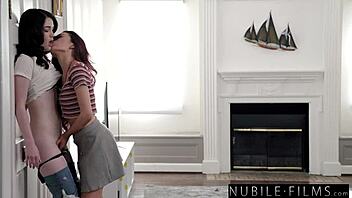 i finger her pussy in lingerie and thong