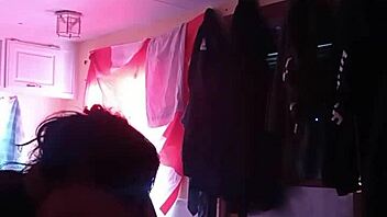 Sucking a deep load from that canadian slut