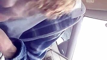 Morning drive turns steamy with amateur couple's car blowjob and facial