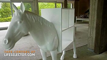 Moona snake takes double penetration in ass