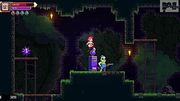 【スカーレット・メイデンの実況プレイ パート2】横スクロのローグライク2階層ボスまで攻略開始！ in sex game anime hentai.