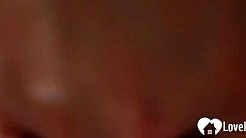 cutie teases with her tongue and pussy, horny masturbation