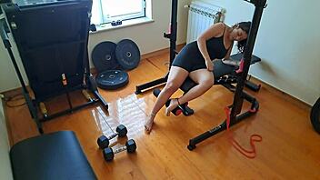 white latina wife with hernia calls neighbor