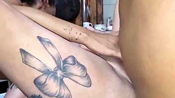 i went wild at the site with the caretaker in a crazy interracial creampie gangbang.