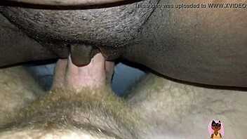 Damn! Big white cock CREAMPIES my black pussy tabbyktty!