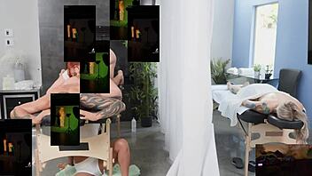 messy massage threesome luna star abigaiil morris scott nails