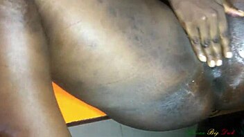 African hunk's deepthroat and wild ride with a busty babe