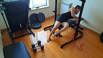 white latina wife with hernia calls neighbor