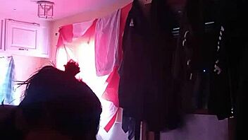 Sucking a deep load from that canadian slut