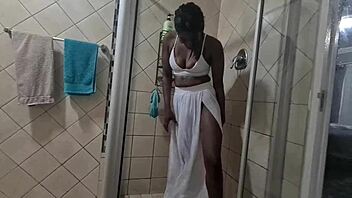Dripping wet and pissy: Solo Desi nympho's indoor and outdoor urination adventure