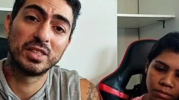 Brazilian latina in final testimony video