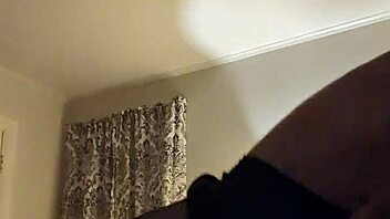 Danielle Roy rides monster cock in fishnets