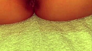 Want to see horny amateur in lingerie orgasm?