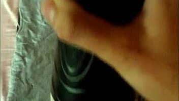 Young boy masturbates alone