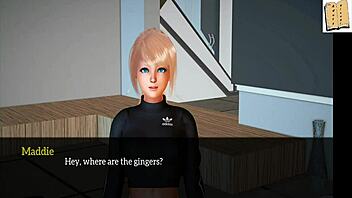 I enjoy my new family with teen redhead in hentai