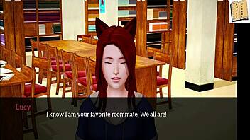 I enjoy my new family with teen redhead in hentai