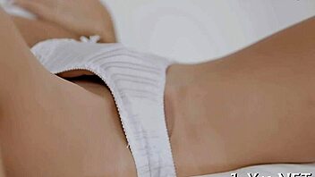 Petite teen indulges in intense solo pleasure